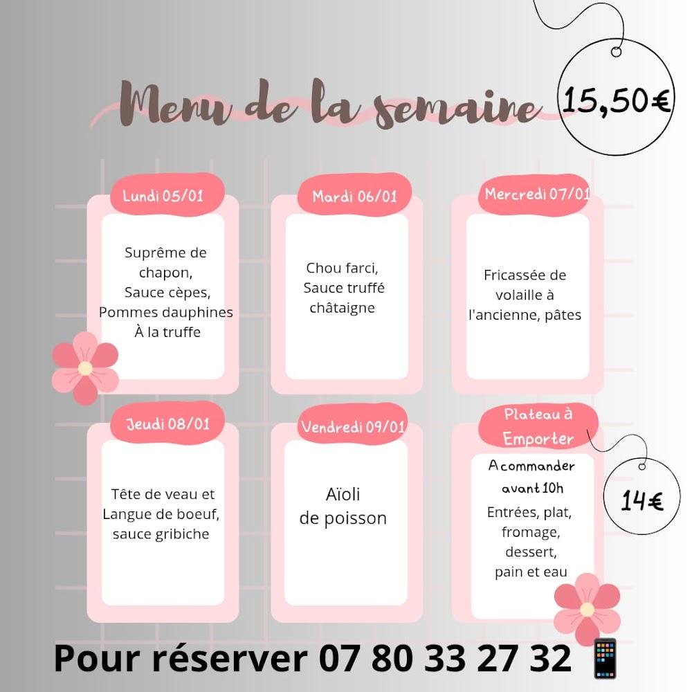 Le Jardin De Varennes Bar Restaurant - Menu Image 1