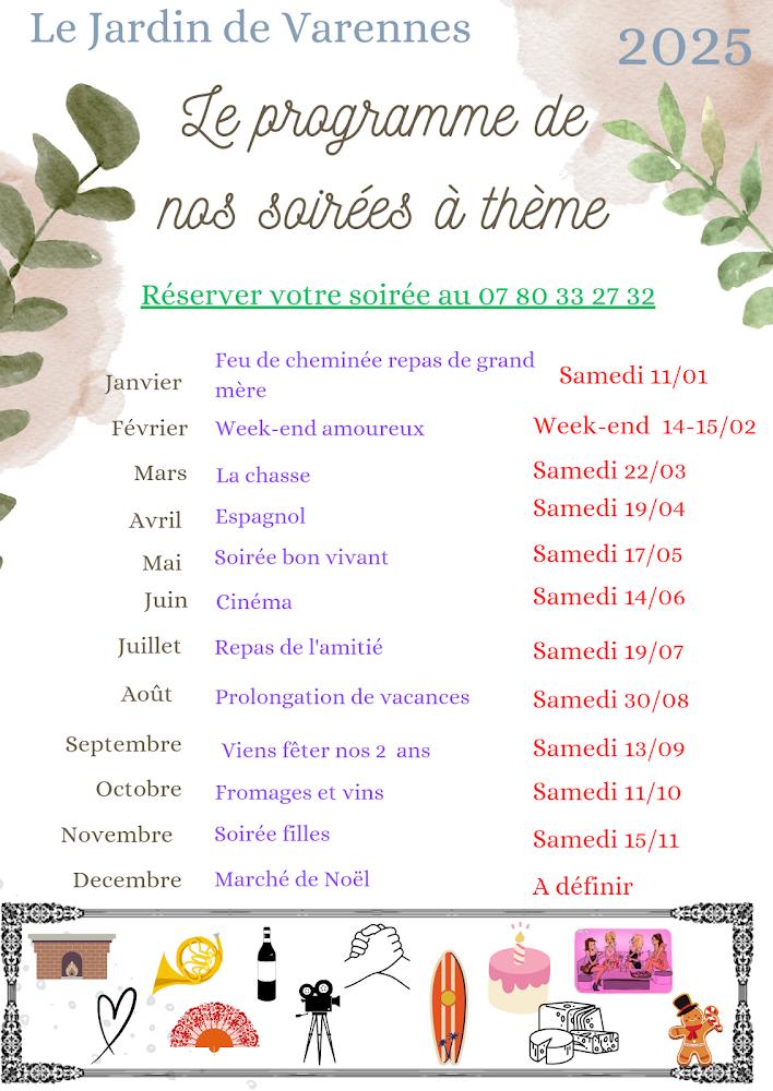 Le Jardin De Varennes Bar Restaurant - Menu Image 3